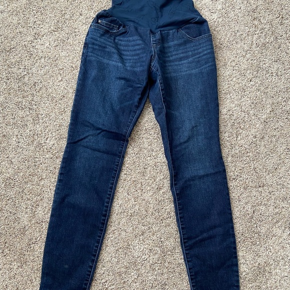 Jessica Simpson Dark Blue maternity Jeggings M - Picture 1 of 5